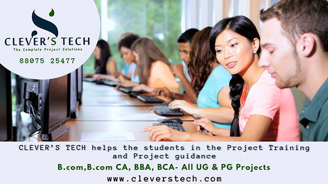 Clevertech Pollachi | Software Projects | Engineering Projects | Commerce Projects | Inplant Training Pollachi Tamilnadu India